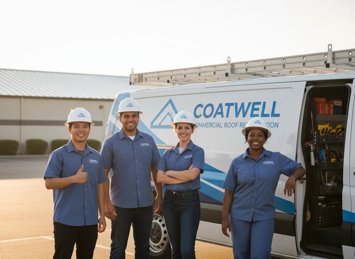 Commercial roof coating company in Luther, MI